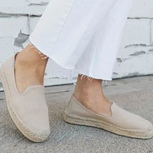 Soludos Canvas Platform Smoking Slipper